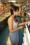 Horny Teen Masturbates in Sex Store | Porn Snaps