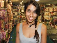 Horny Teen Masturbates in Sex Store | Porn Snaps