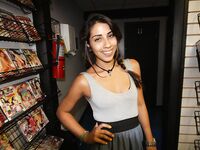 Horny Teen Masturbates in Sex Store | Porn Snaps