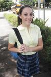 Horny School girl Melanie Hicks masturbates under tree | Porn Snaps