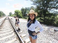 Lesbians fucking each other on train tracks | Pornsnaps