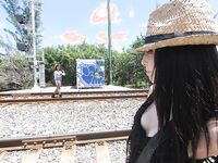 Lesbians fucking each other on train tracks | Pornsnaps