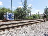 Lesbians fucking each other on train tracks | Pornsnaps