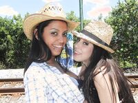 Lesbians fucking each other on train tracks | Pornsnaps