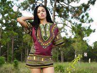 Ebony Model Julie Kay Dashiki Photoset | Porn Snaps