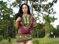 Ebony Model Julie Kay Dashiki Photoset | Porn Snaps