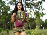 Ebony Model Julie Kay Dashiki Photoset | Porn Snaps