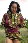 Ebony Model Julie Kay Dashiki Photoset | Porn Snaps