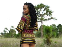 Ebony Model Julie Kay Dashiki Photoset | Porn Snaps