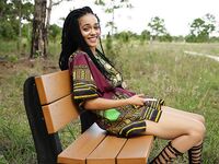 Ebony Model Julie Kay Dashiki Photoset | Porn Snaps