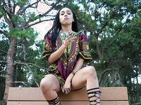Ebony Model Julie Kay Dashiki Photoset | Porn Snaps