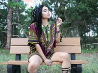 Ebony Model Julie Kay Dashiki Photoset | Porn Snaps