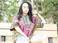 Ebony Model Julie Kay Dashiki Photoset | Porn Snaps
