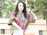 Ebony Model Julie Kay Dashiki Photoset | Porn Snaps