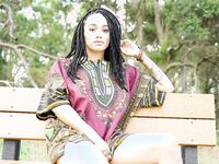 Ebony Model Julie Kay Dashiki Photoset | Porn Snaps