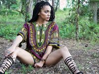 Ebony Model Julie Kay Dashiki Photoset | Porn Snaps