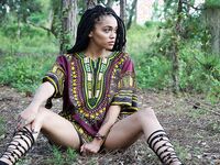 Ebony Model Julie Kay Dashiki Photoset | Porn Snaps