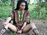 Ebony Model Julie Kay Dashiki Photoset | Porn Snaps