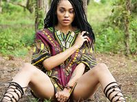 Ebony Model Julie Kay Dashiki Photoset | Porn Snaps