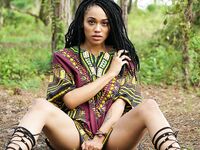 Ebony Model Julie Kay Dashiki Photoset | Porn Snaps