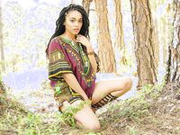 Ebony Model Julie Kay Dashiki Photoset | Porn Snaps