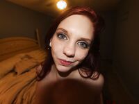 Blue Eyed Cutie Ginger Maxx Sucking her Mans dick | Porn Snaps