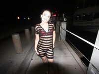 Brynn Amateur Brunette Fucking on sidewalk in Miami unbelievable Public Sex | Porn Snaps