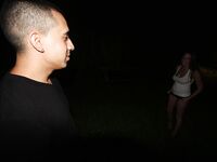 Big titty Melanie Hicks sucking dick in public park @ night | Porn Snaps