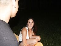 Big titty Melanie Hicks sucking dick in public park @ night | Porn Snaps