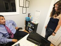 Alana Lace big natural titty amateur Sucks her boss off | Porn Snaps