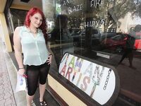 Big titty Artist fucked in the woods | Aurora Rose