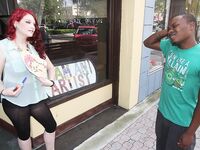 Big titty Artist fucked in the woods | Aurora Rose