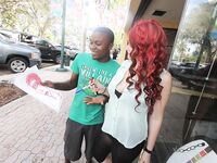 Big titty Artist fucked in the woods | Aurora Rose