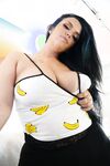 Big tit pawg poses in Banana outfit | Porn Snaps