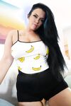 Big tit pawg poses in Banana outfit | Porn Snaps