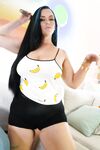 Big tit pawg poses in Banana outfit | Porn Snaps