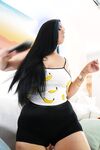 Big tit pawg poses in Banana outfit | Porn Snaps
