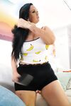 Big tit pawg poses in Banana outfit | Porn Snaps
