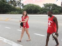 Lifeguard on DUTY SUCKING DICK in Miami | Porn Snaps