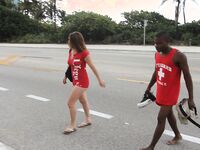 Lifeguard on DUTY SUCKING DICK in Miami | Porn Snaps