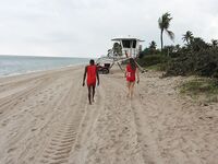 Lifeguard on DUTY SUCKING DICK in Miami | Porn Snaps