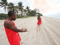 Lifeguard on DUTY SUCKING DICK in Miami | Porn Snaps