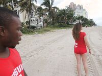 Lifeguard on DUTY SUCKING DICK in Miami | Porn Snaps