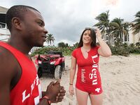 Lifeguard on DUTY SUCKING DICK in Miami | Porn Snaps
