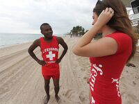 Lifeguard on DUTY SUCKING DICK in Miami | Porn Snaps