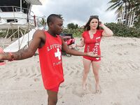 Lifeguard on DUTY SUCKING DICK in Miami | Porn Snaps