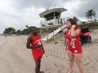 Lifeguard on DUTY SUCKING DICK in Miami | Porn Snaps