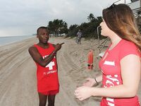 Lifeguard on DUTY SUCKING DICK in Miami | Porn Snaps