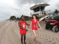 Lifeguard on DUTY SUCKING DICK in Miami | Porn Snaps