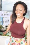 Julie Kay’s Rooftop Photoshoot with Scorpio: Elegance in a Mini Dress | Porn Snaps